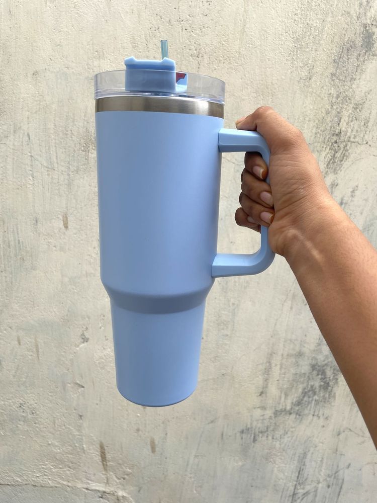Large Blue Insulated Tumbler