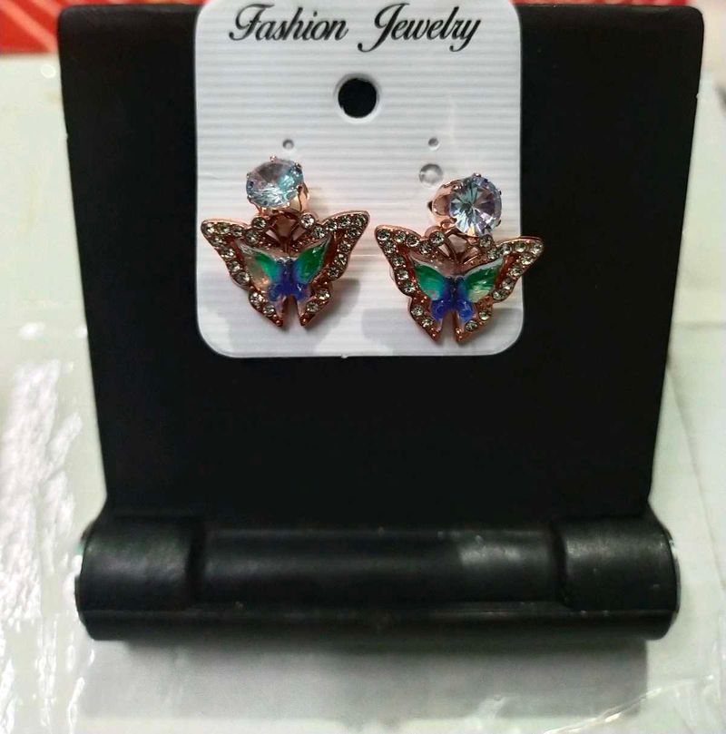 Butterfly Stud Earrings