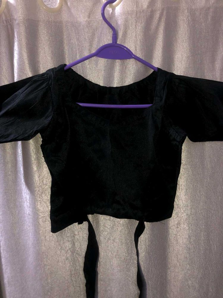 Handmade Tie On Crop Top.