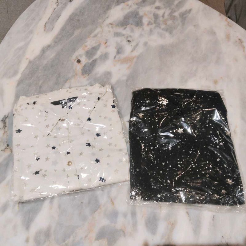 Star Print Shirts - Urbanic
