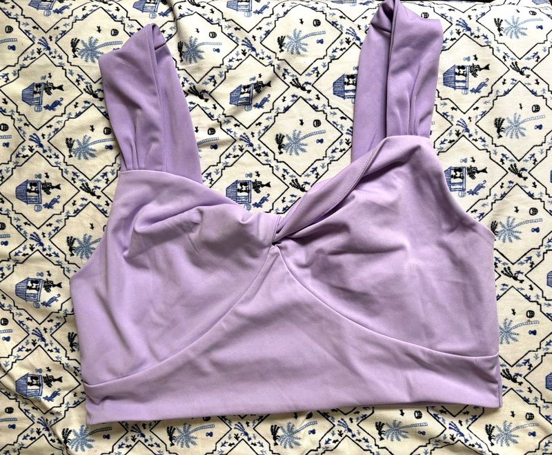 Lilac Crop Top