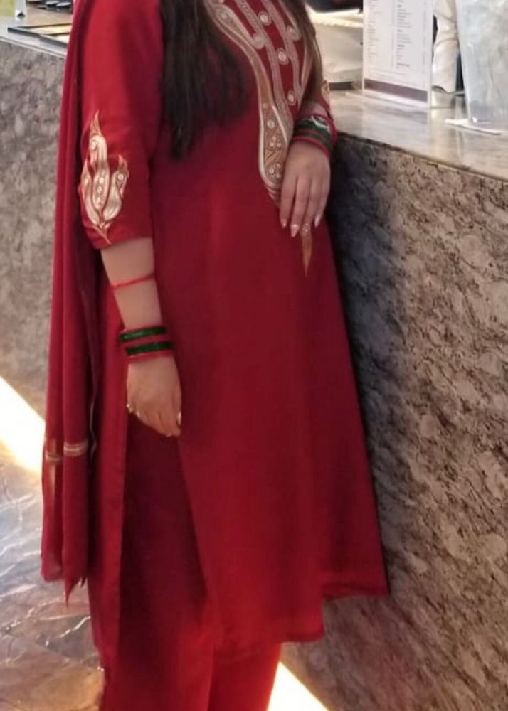 Embroidered Kameez Set-price drop
