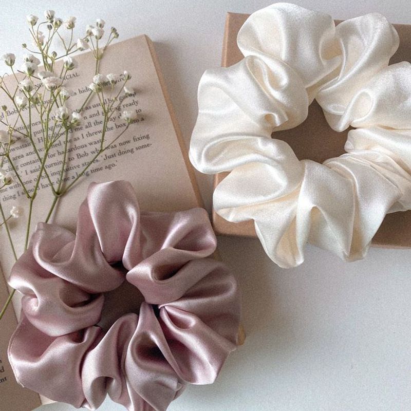 satin scrunchie!