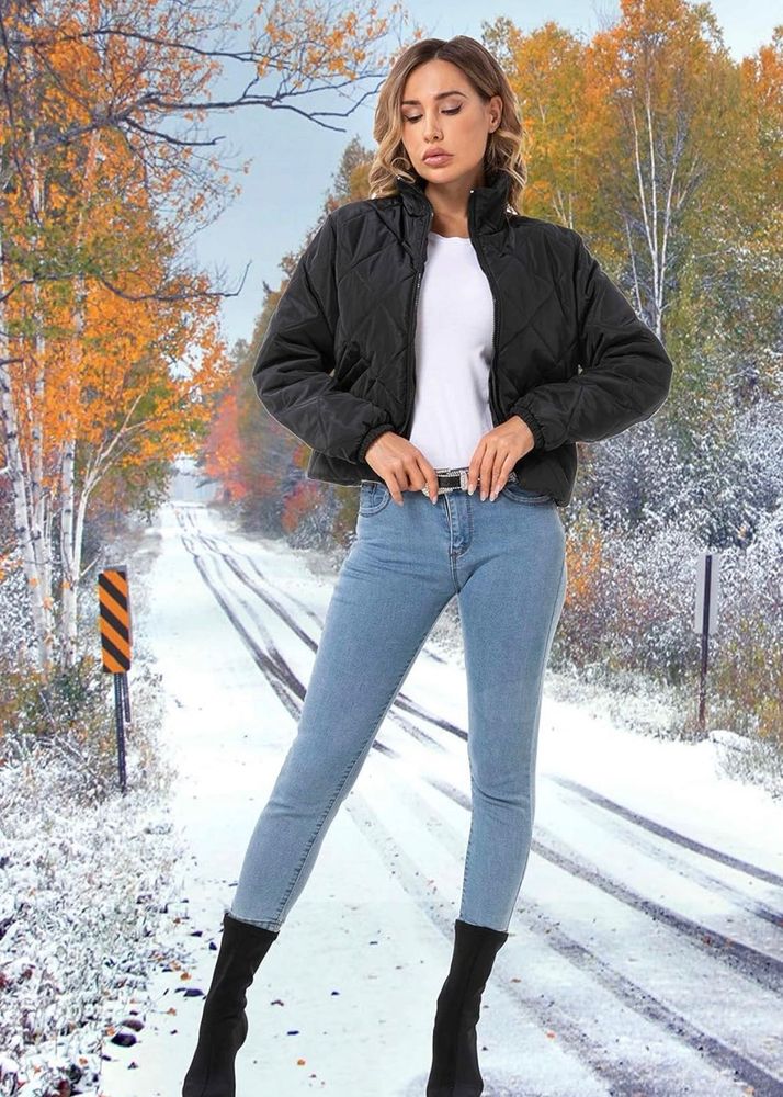 Black Quilted Jacket