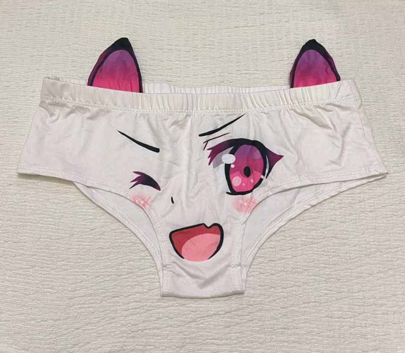 Anime Face Panties with Ears