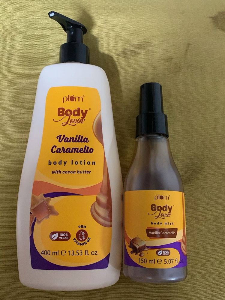 Plum BodyLovin&#39; Vanilla Caramello Duo
