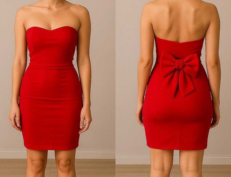 Red Bodycon Mini Dress