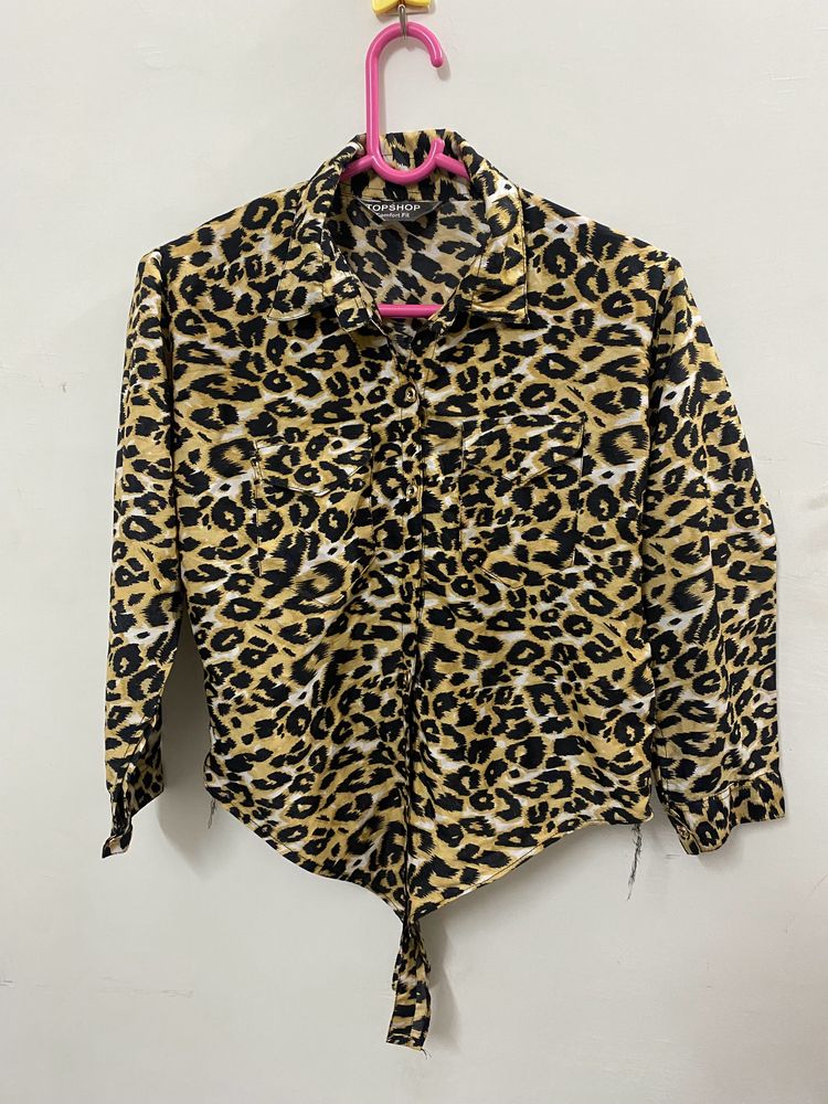 Women Tiger Print Shirt