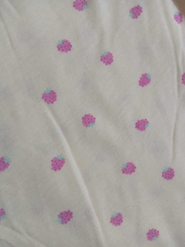 Strawberry Print Pajamas