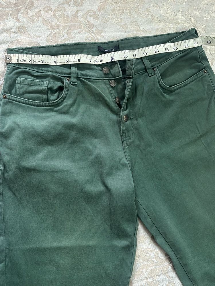 Forever 21 Green Chinos