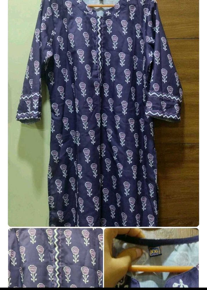 Floral Print Kurta and pant (No Dupatta)