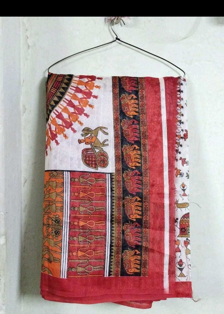 🌟 Gujrati Print Saree For Women🌟