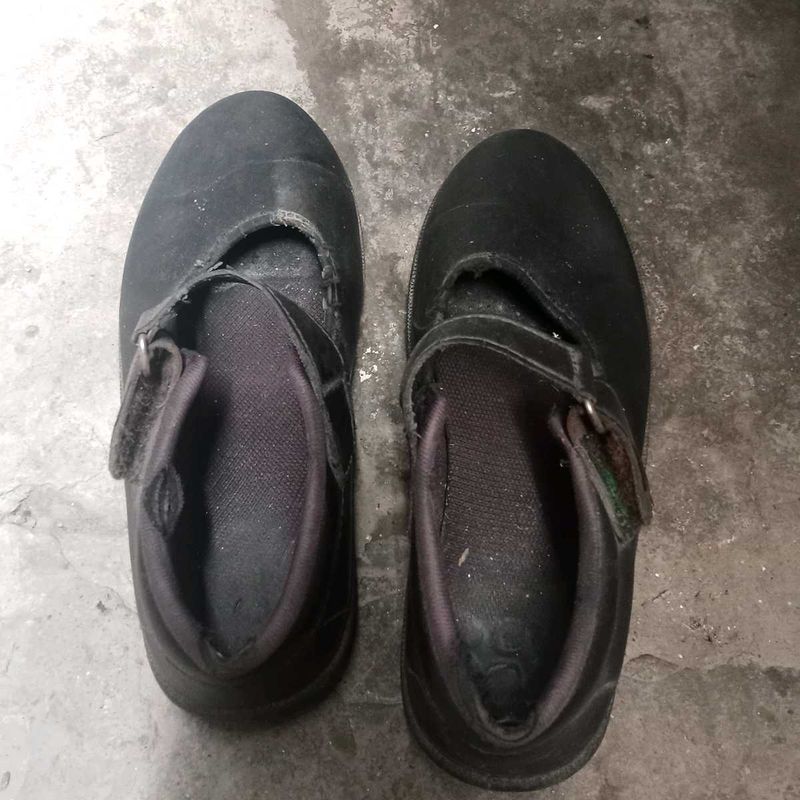 School Shoes Black And White