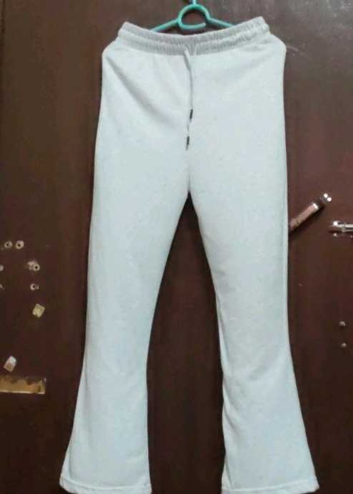 White Flare Sweatpants