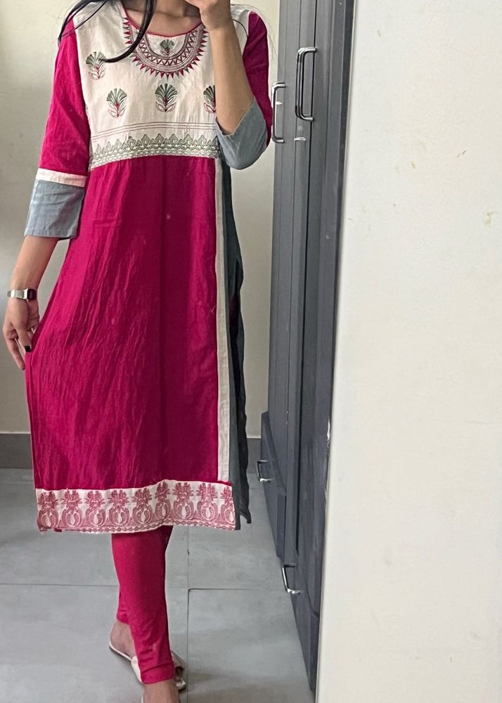 Pink Kurta (long)