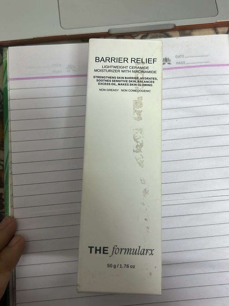 The Formularx Barrier Relief Ceramide Moisturiser
