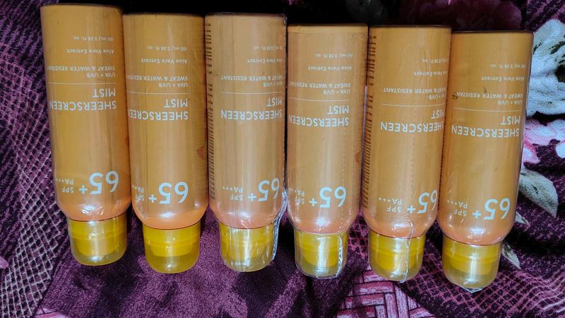 Sheerscreen Mist Sunscreen SPF 65