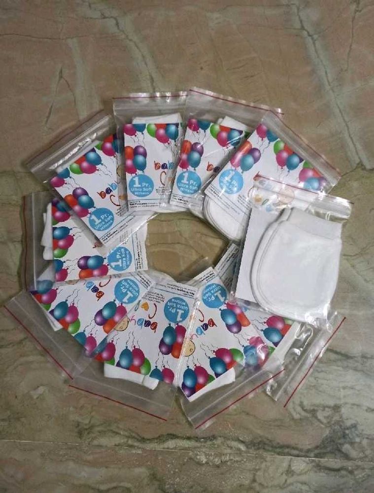 Baby Mittens, Cotton (10 packs)