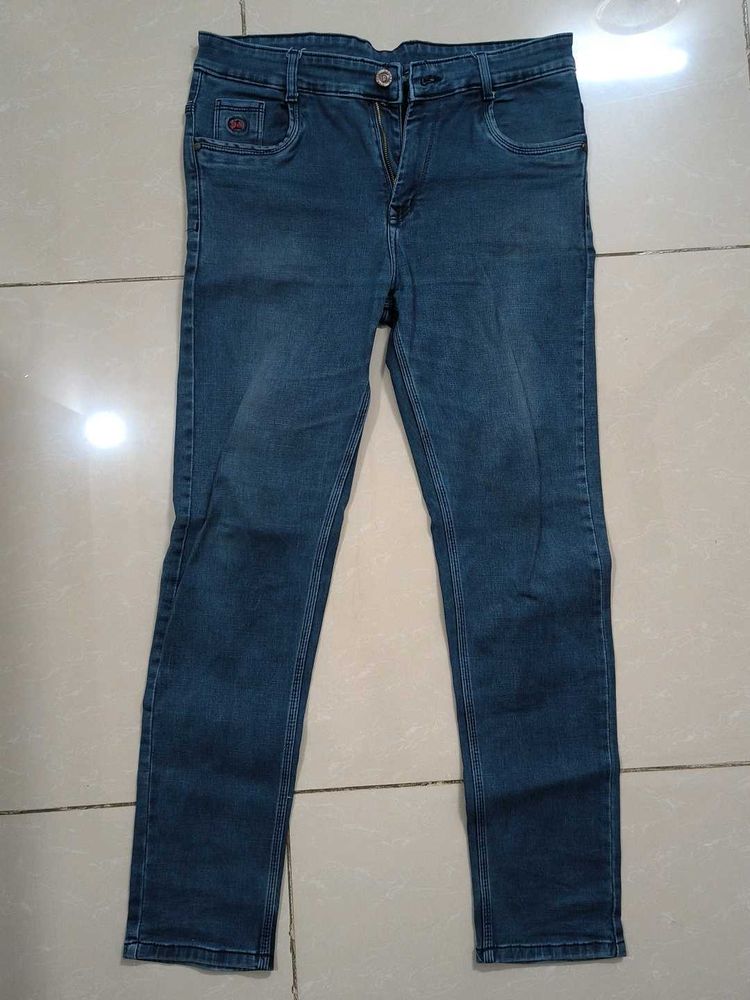 Dark Blue Denim Jeans