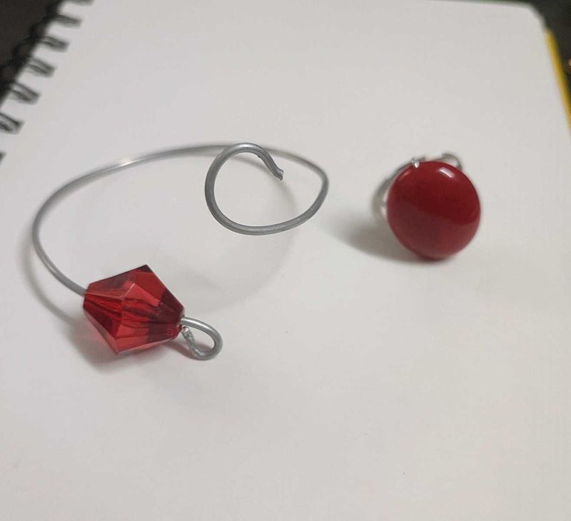 Goth Bracelet And Ring 🥀🕸️