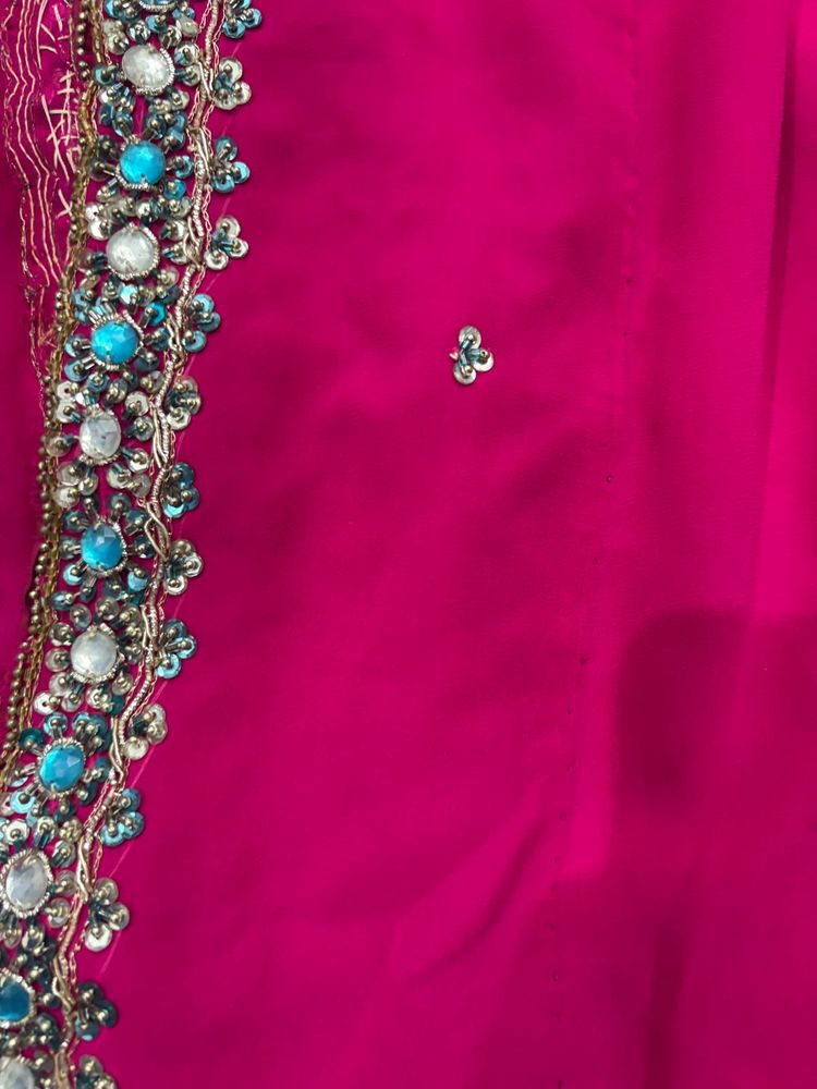 Elegant Pink Saree