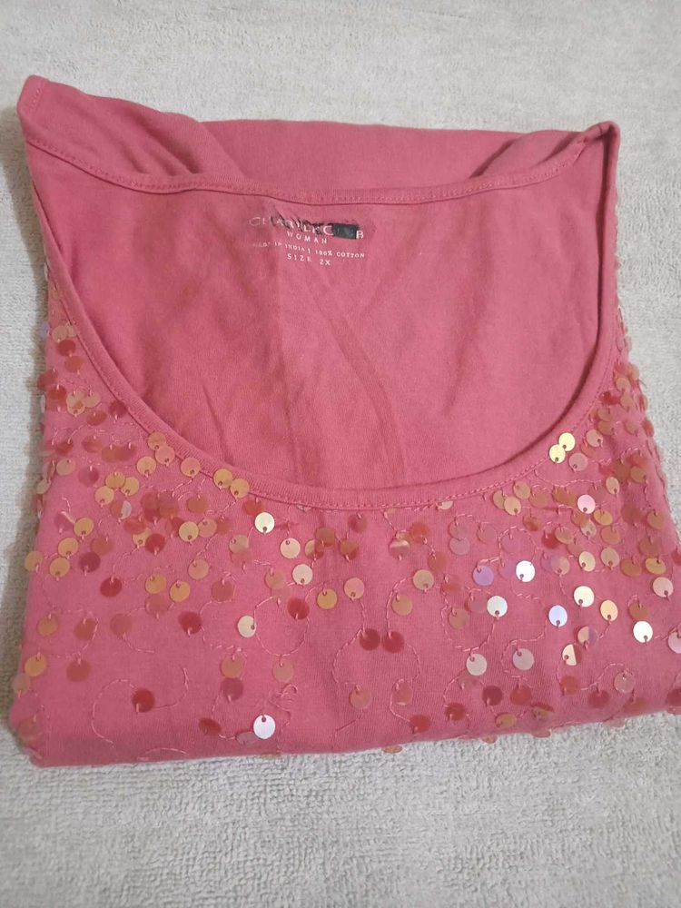 Sparkly Pink Top🌸