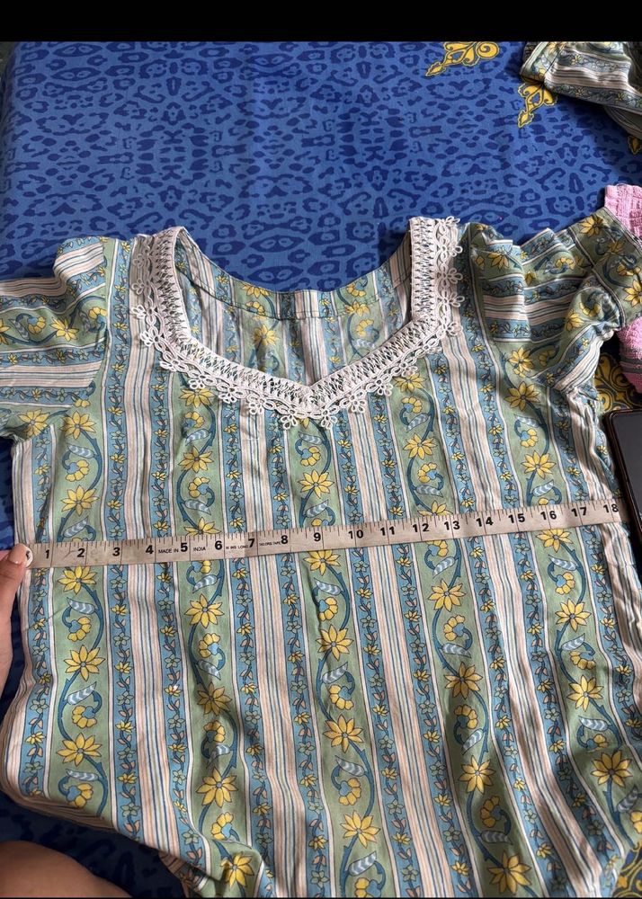 Women Kurti Set Combo Of 2