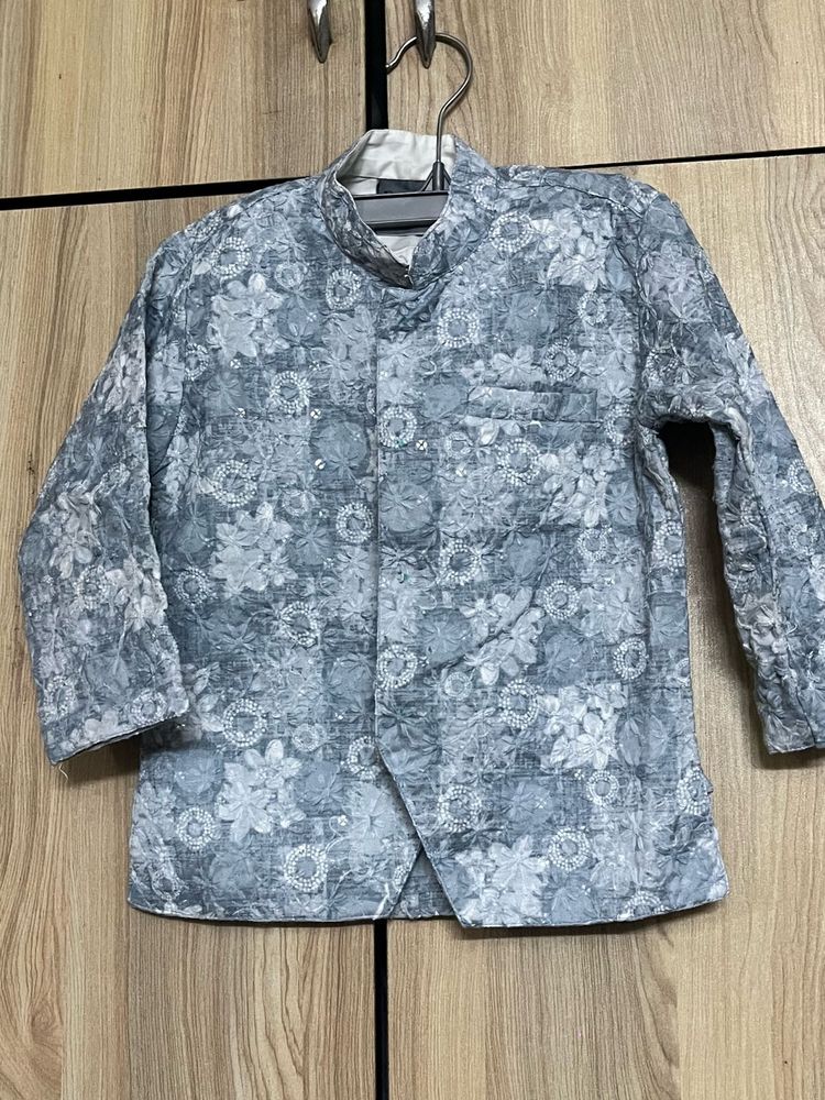 Boys Dhoti And Jacket Set