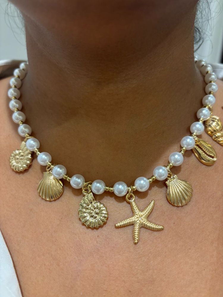 Pearl &amp; Shell Necklace