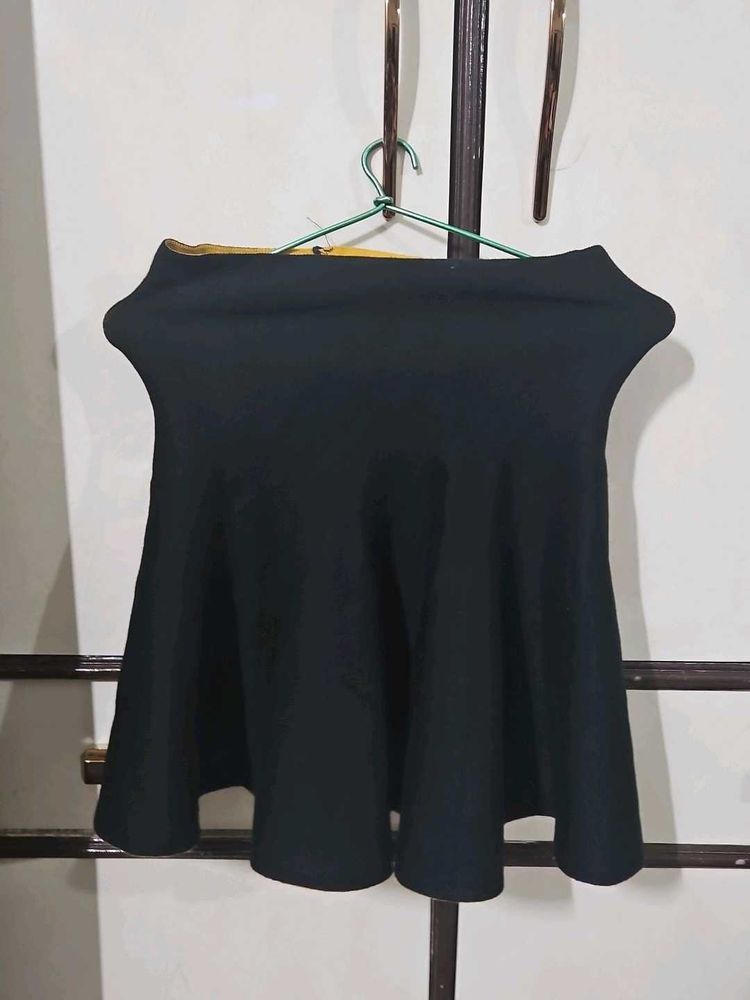 Black A-Line Skirt