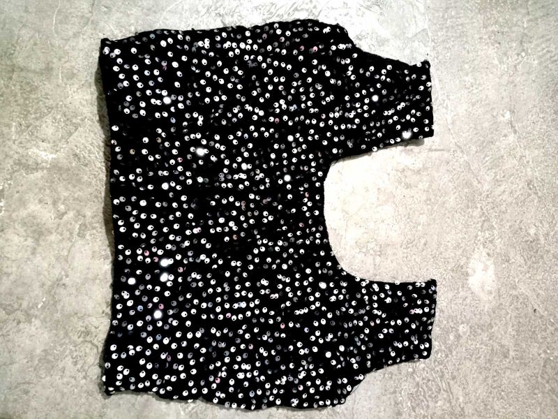 Sparkly Black Top
