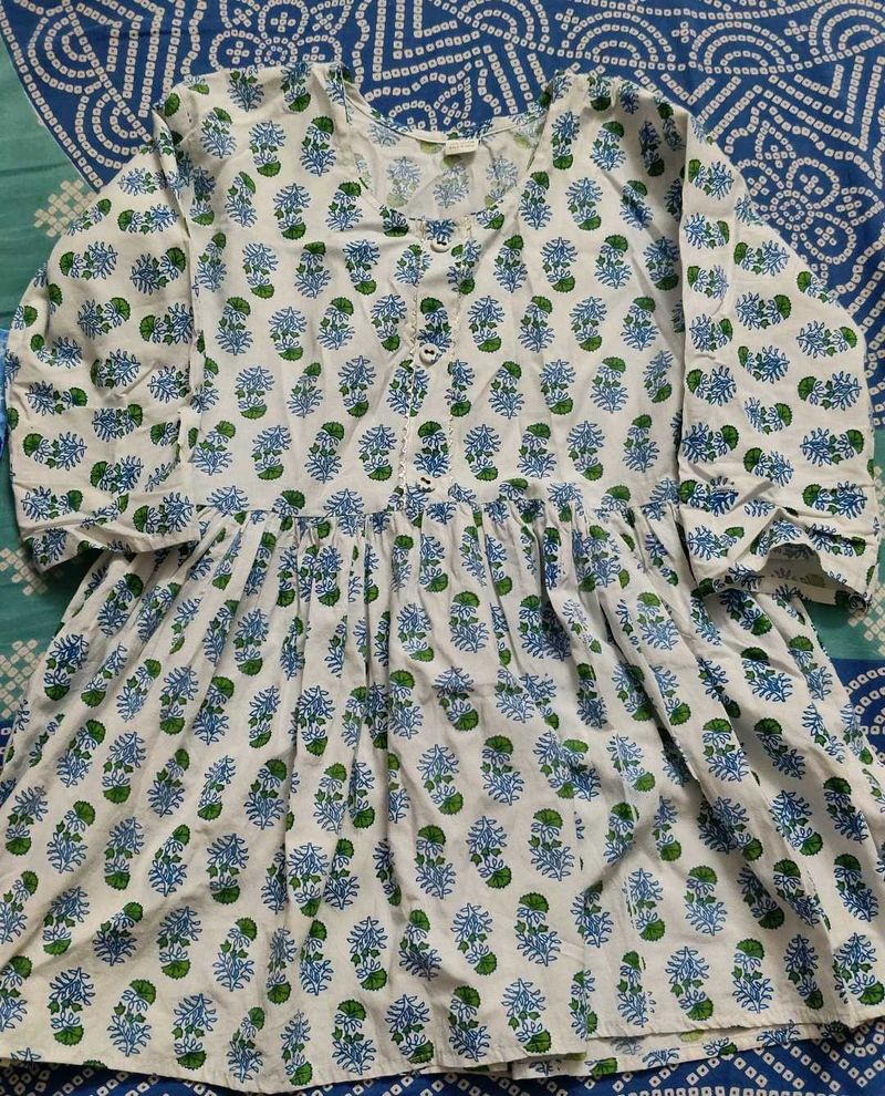 Floral Print Kurta