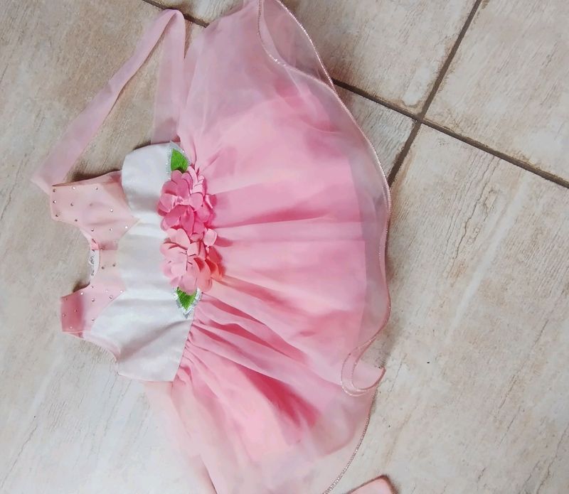 Baby Frock For 0-3 Months Old Girl