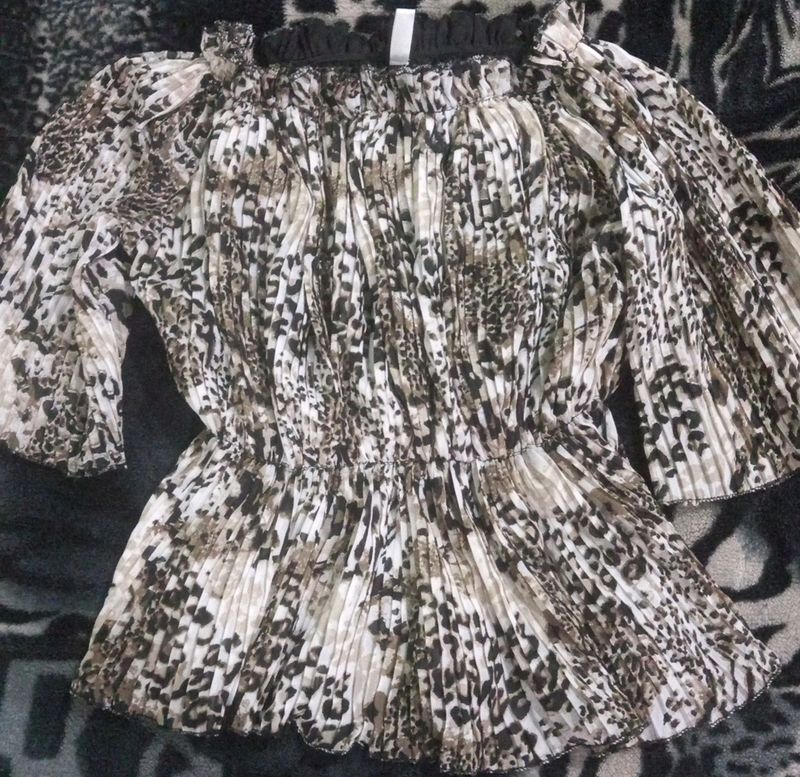 Tiger Print Top