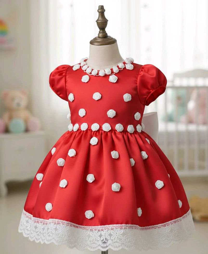 SET OF 10 WHITE RIBBON ROSES