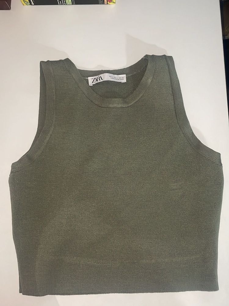 Olive Green Tank Top