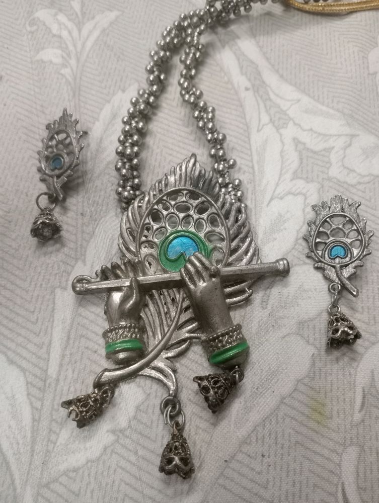 Oxidised Silver Set