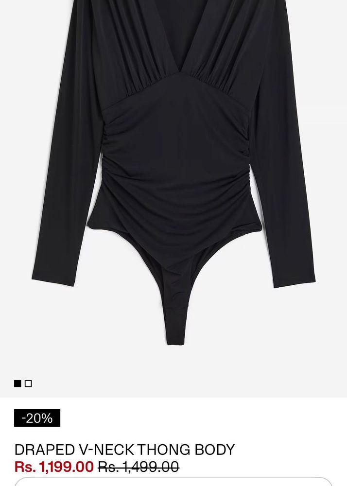 H&amp;M Black Bodysuit