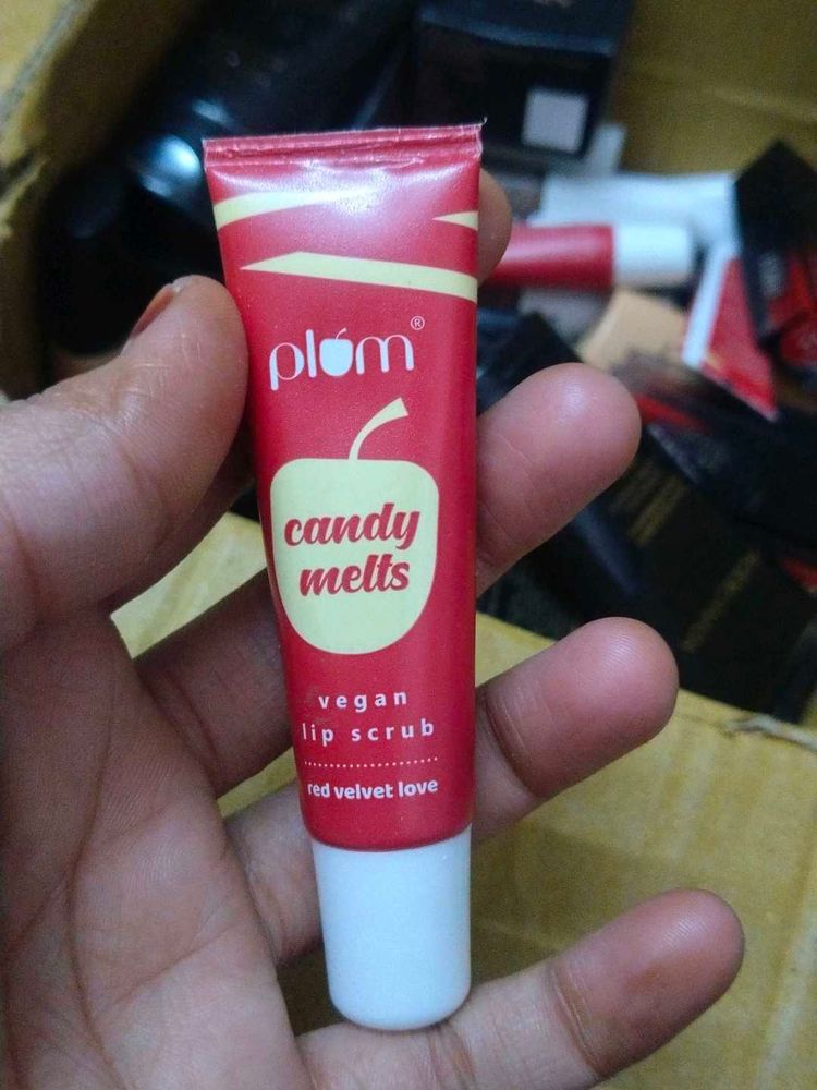 Plum Candy Melts Lip Scrub