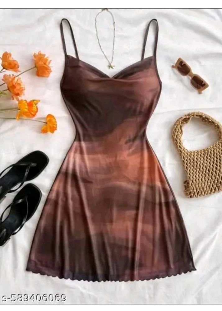 Trendy Brown Dress