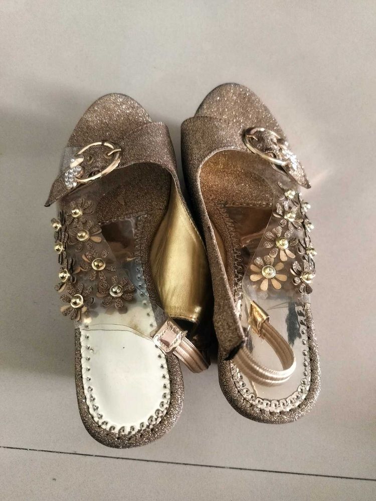 New Golden Sandals