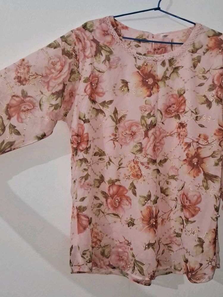 Floral Print Top