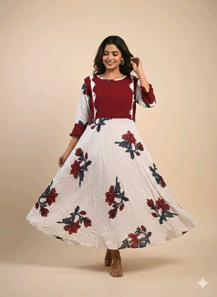 Floral Print Fit &amp; Flare Dress