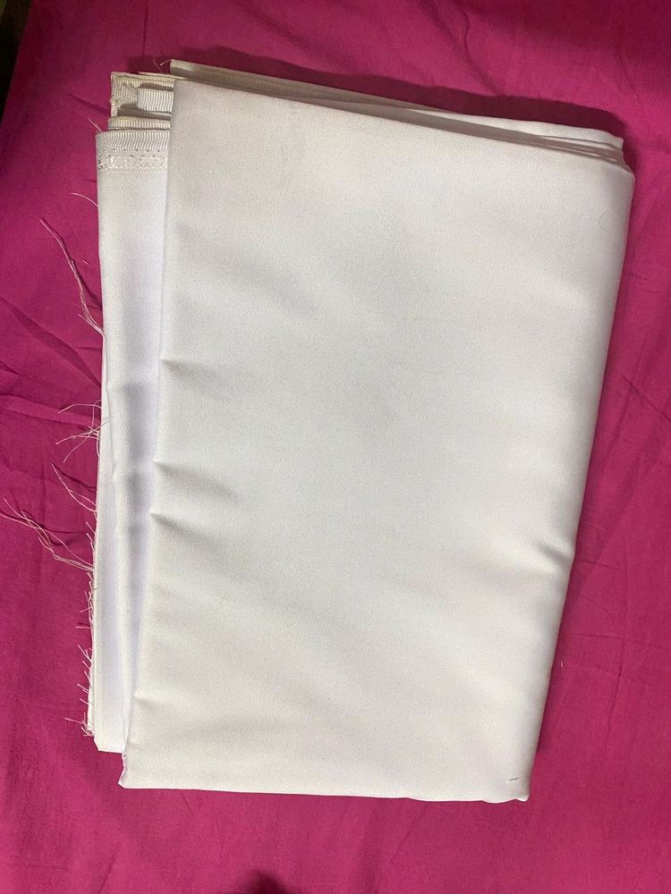 White Polyster/viscose For School Pant / Ap