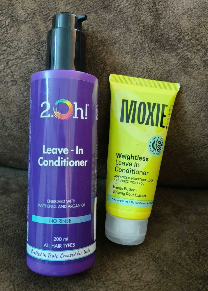 2.Oh! &amp; Moxie Leave-In Conditioners