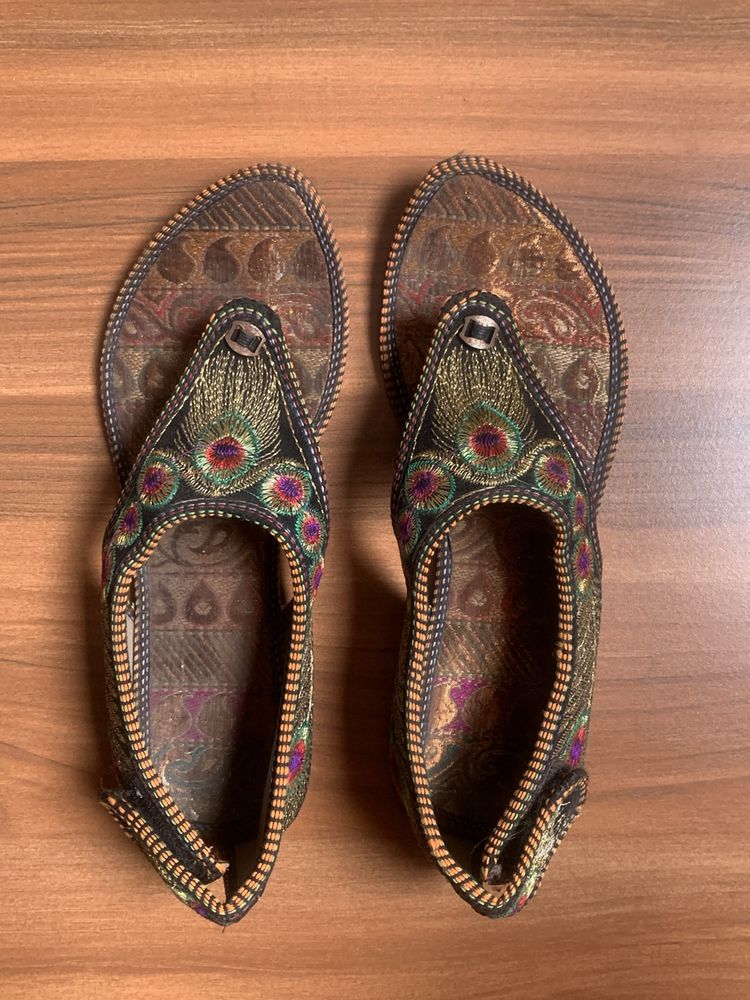 A Traditional Kolhapuri Sandals.