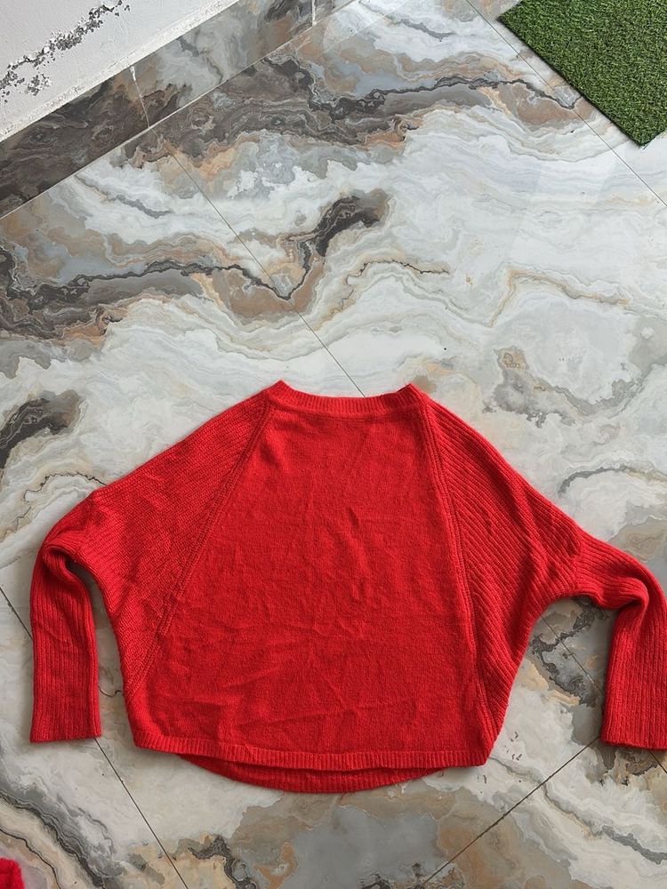 Red Pullover Sweater