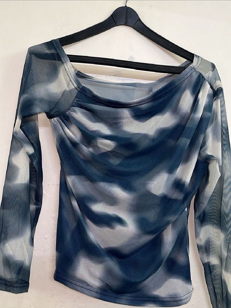 Turkey  Made One-Shoulder Top- Excellent Condition