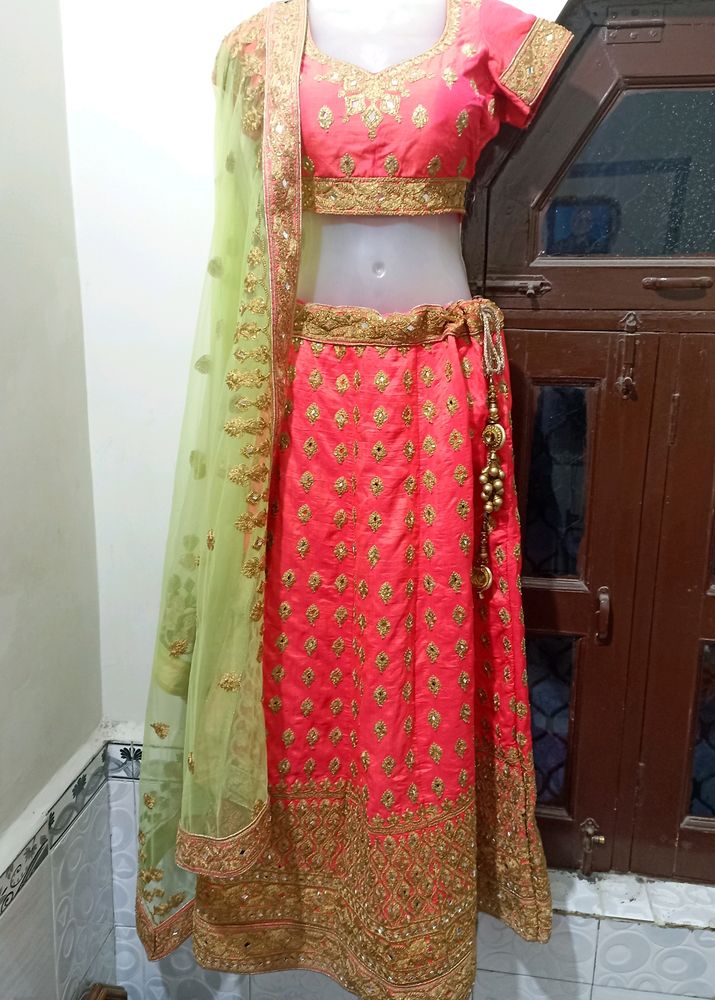 Lehnga With Blouse And Dupatta