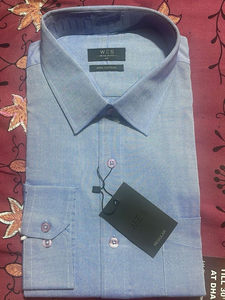 WES Regular Fit Cotton Shirt